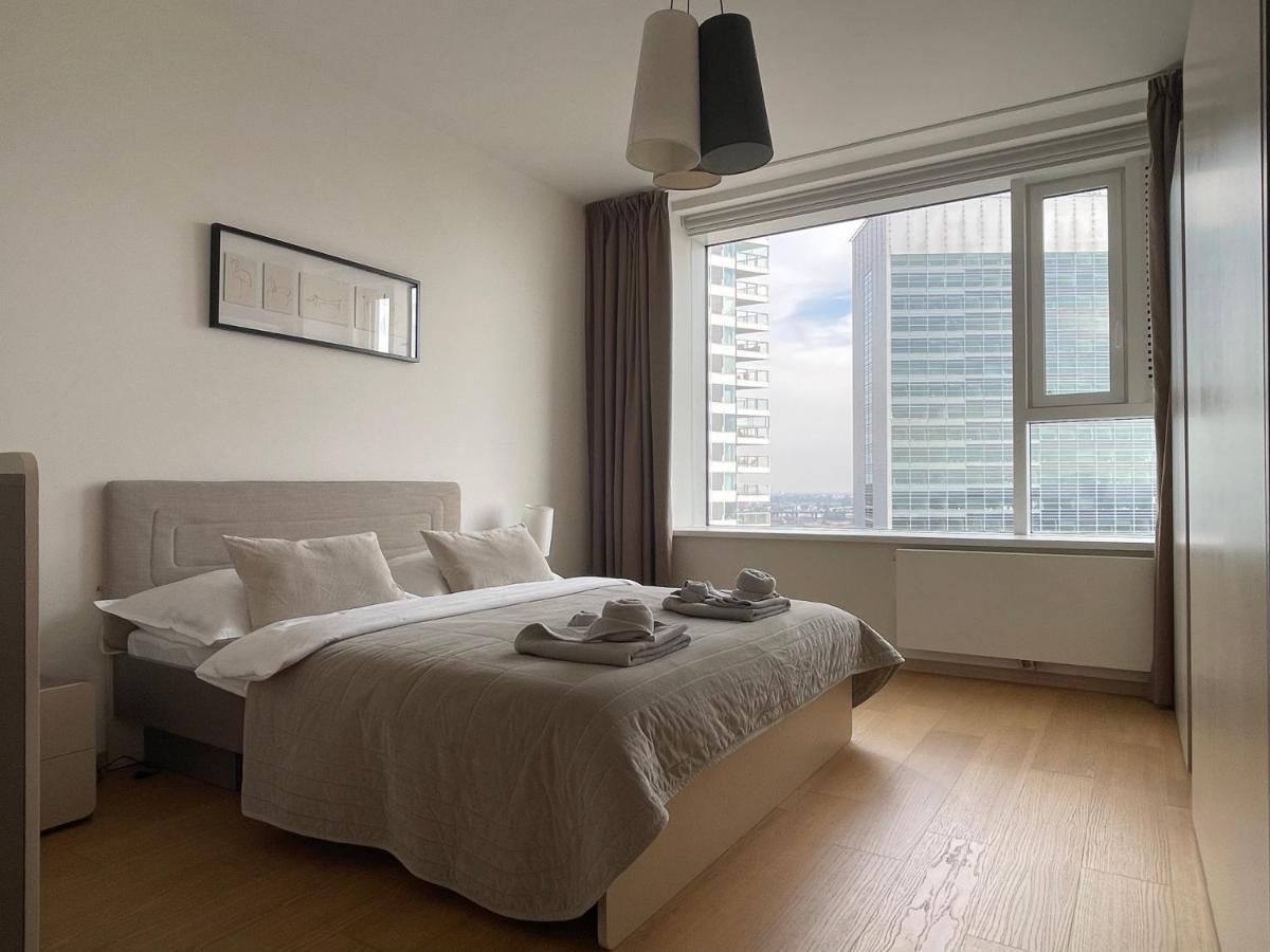 Sag Panorama Apartment 3 Rooms 19Th Floor Great View Free Parking Bratislava Exterior foto